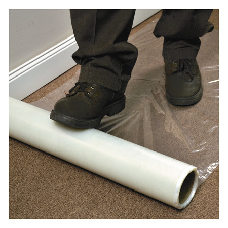 Es Robbins Roll Guard Temporary Floor Protection Film for Carpet, 36x2,400, Clear 110024